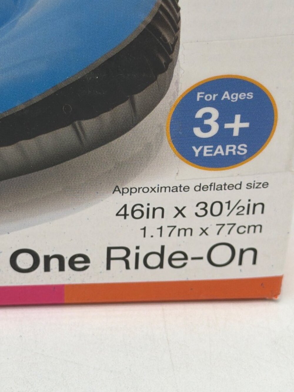 Intex Wave Rider Inflatable Ride-On Pool Toy For Ages 3+ 46" x 30.5" Durable & F - Picture 2 of 3